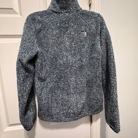 The North Face size P blue full zip sweater jacket - Picture 4 of 10